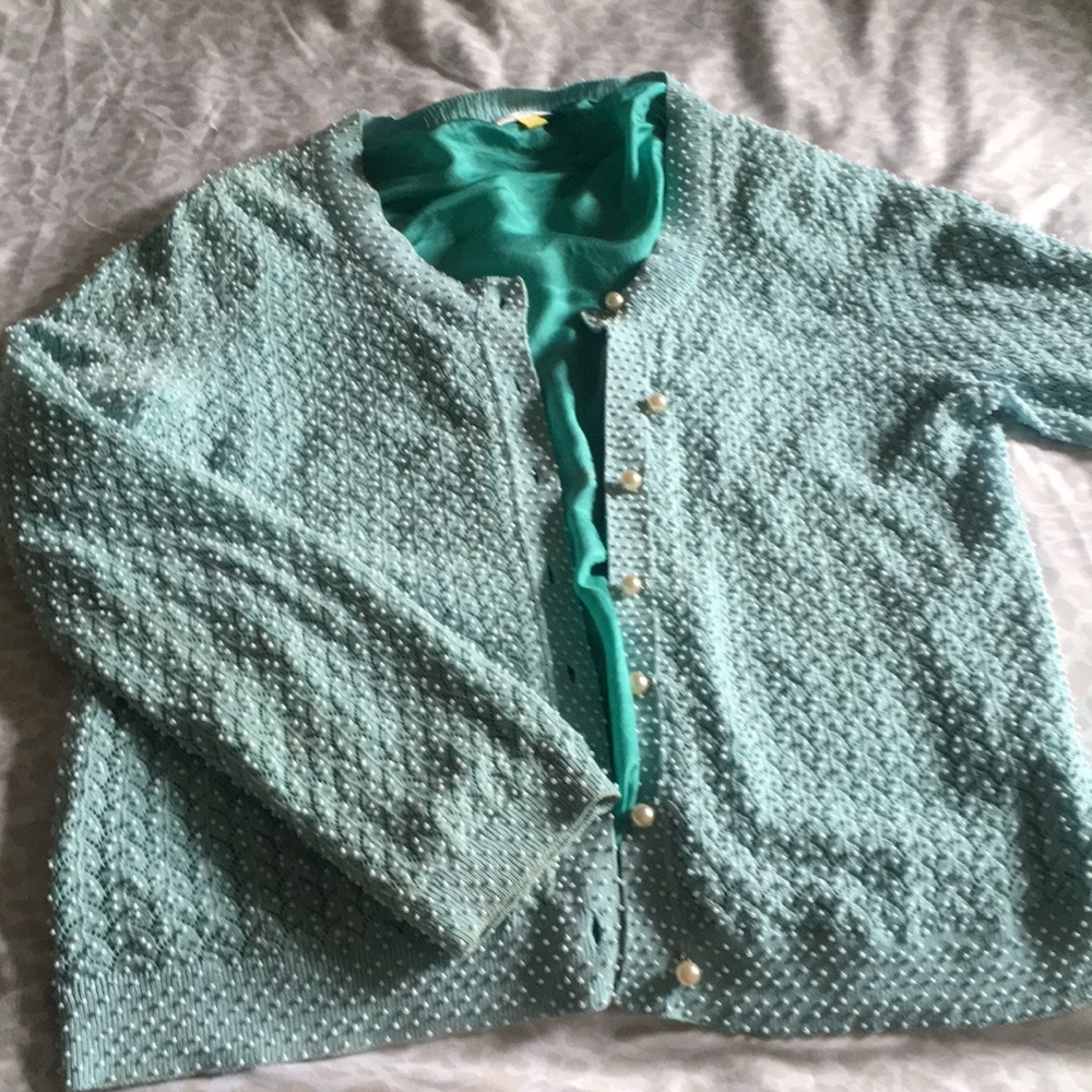 Leifsdottir beaded Gossip Girl sweater L.